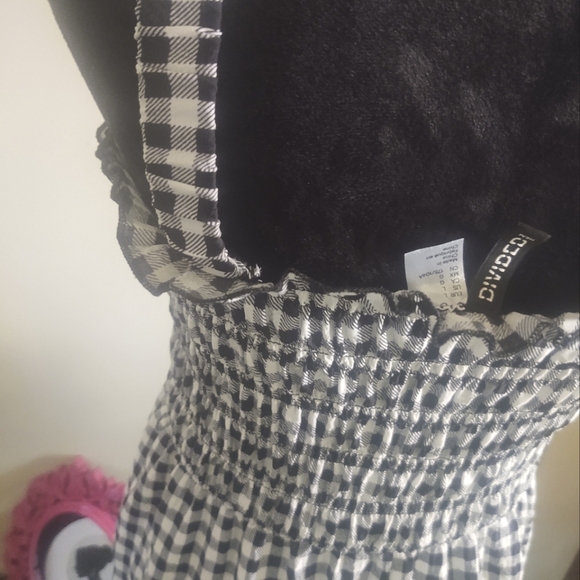 Gingham Sundress in 🔲 Black & White by Divided~ Long-length Size: L - Picture 4 of 9